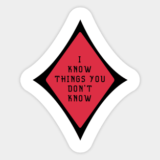 Sinister Secrets Sticker